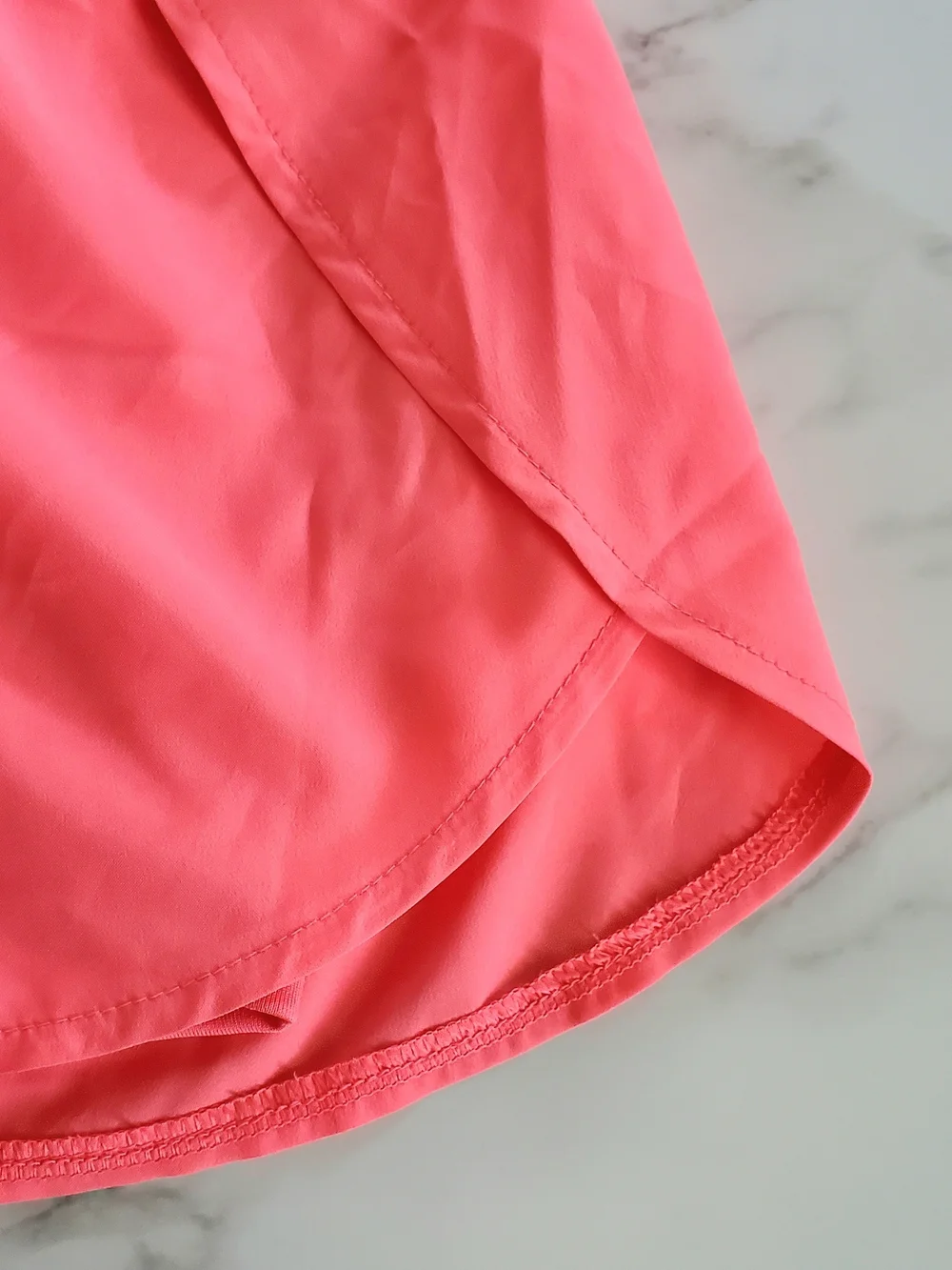 Gap Kids Girl's Quick-Dry Butterfly-Hem Run Shorts Sz. XL (12) Pink EUC